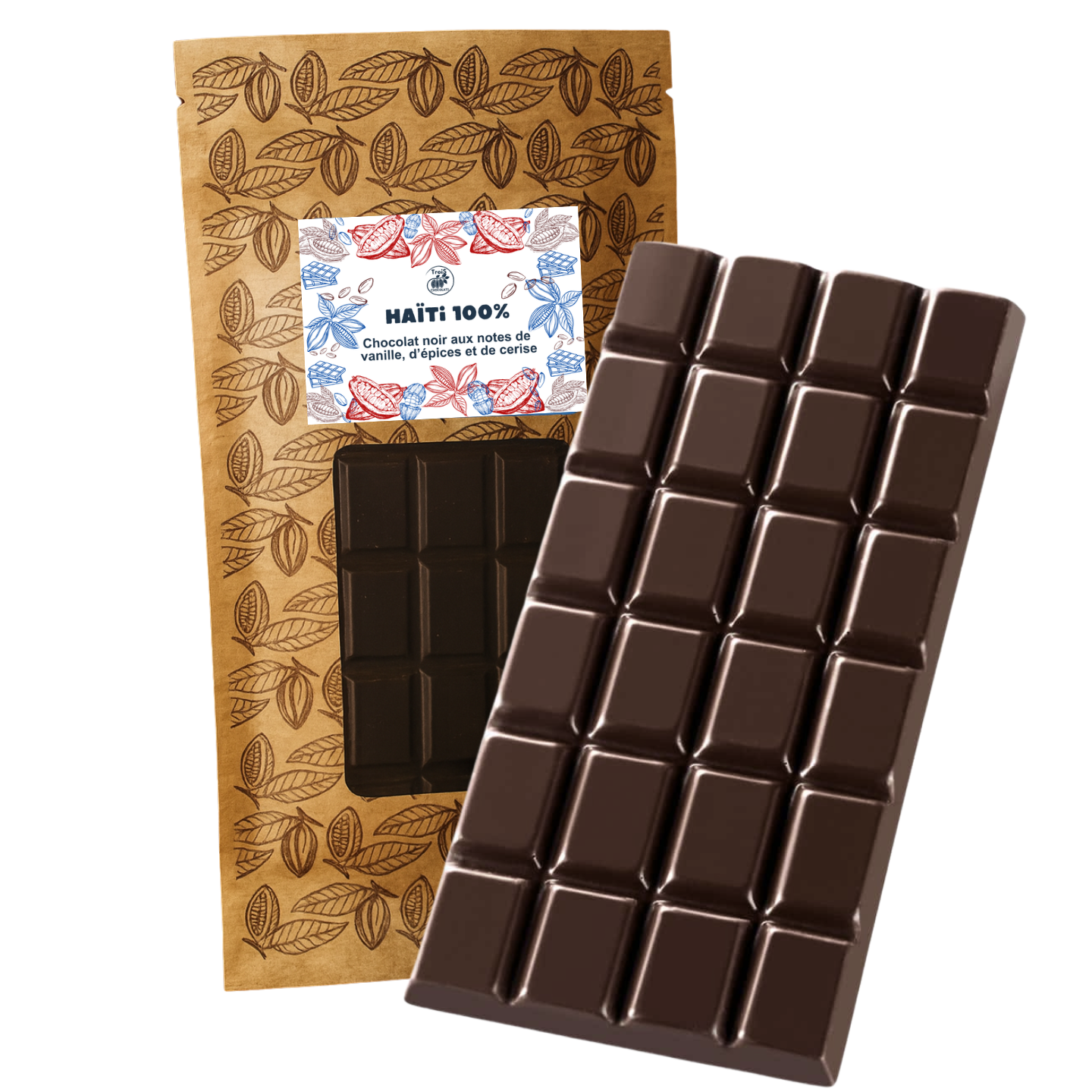 Tablette Haïti noir 100%