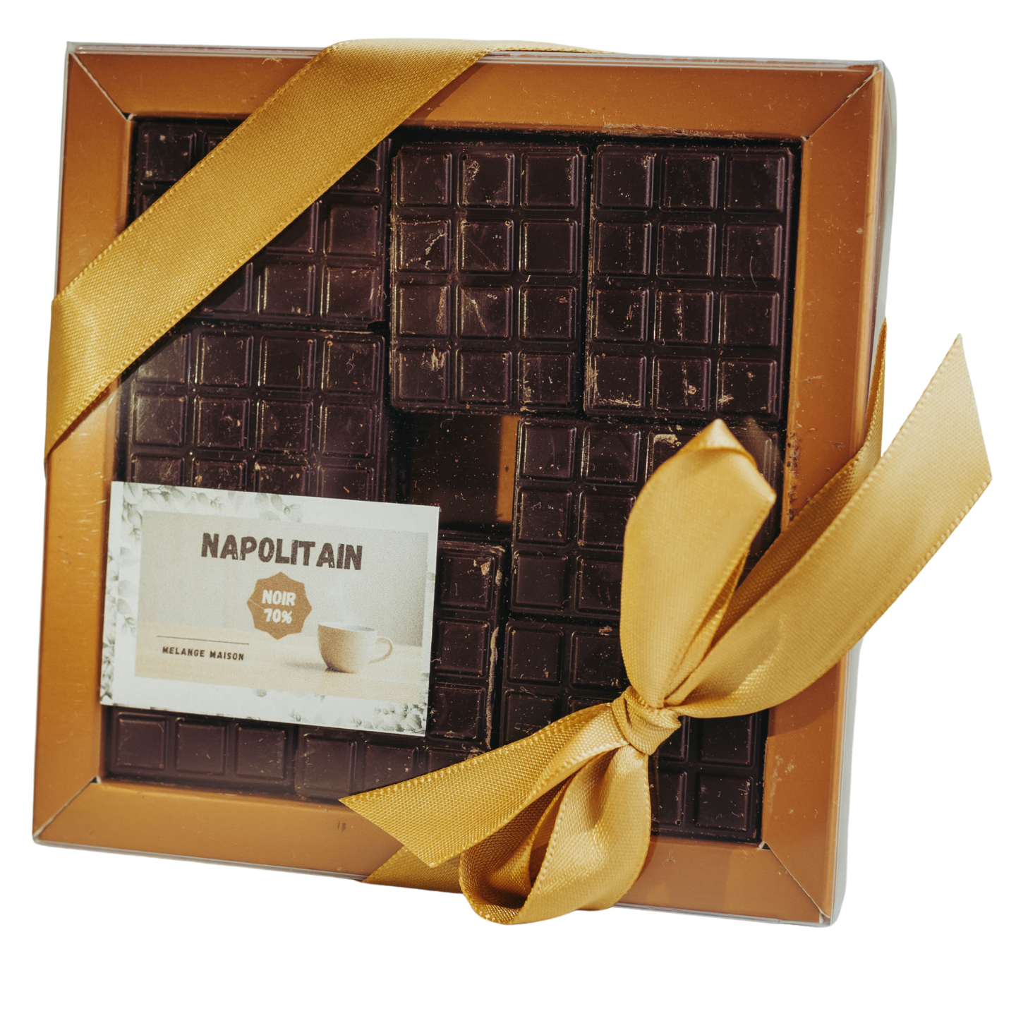 Coffret Napolitain 70% Chocolat Artisanal - Bean-to-Bar | 3chocolats