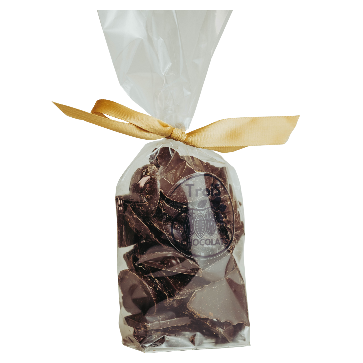 Sachet Fritures Sèches Chocolat Noir - Bean-to-Bar | 3chocolats
