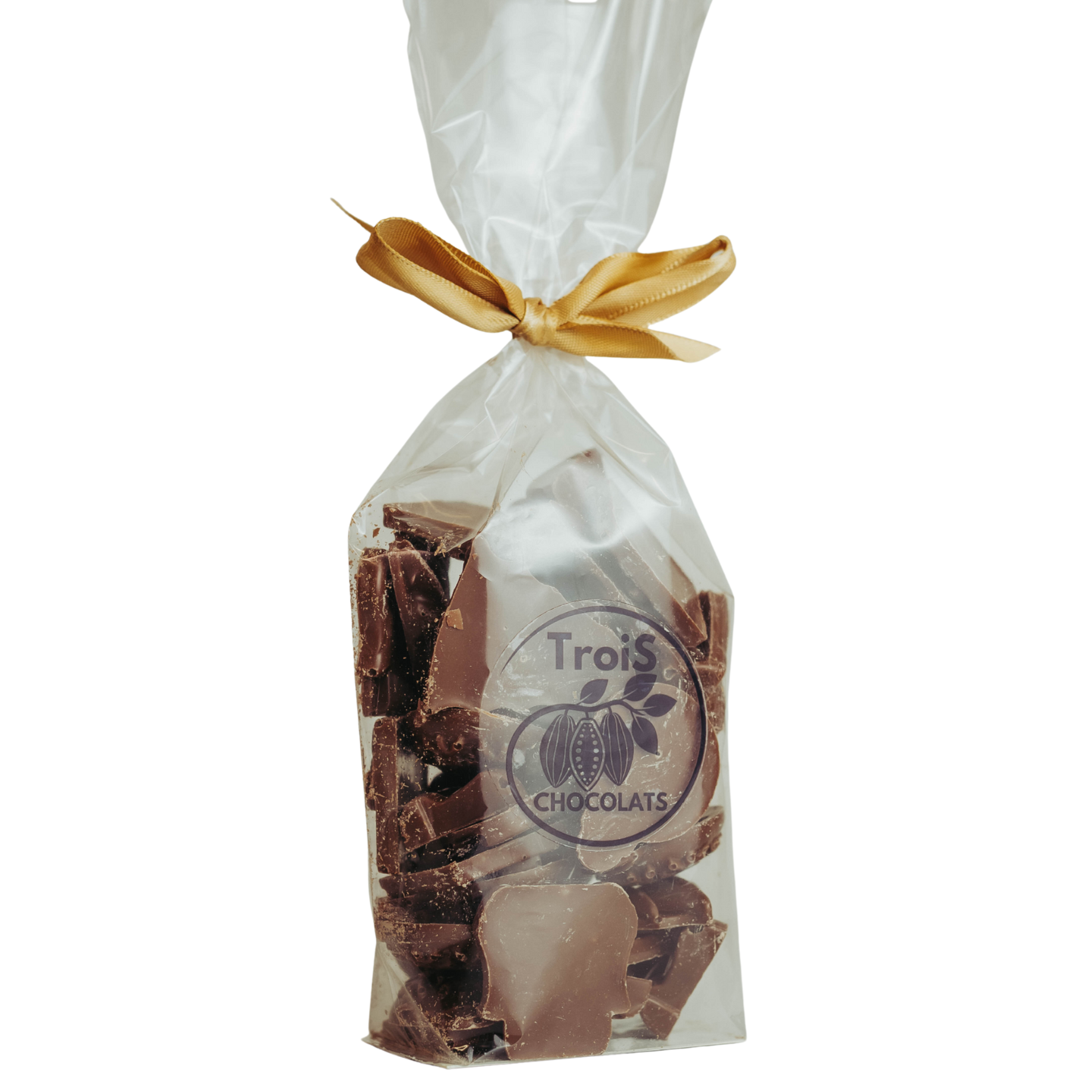 Sachet Fritures Sèches Chocolat au Lait - Bean-to-Bar | 3chocolats