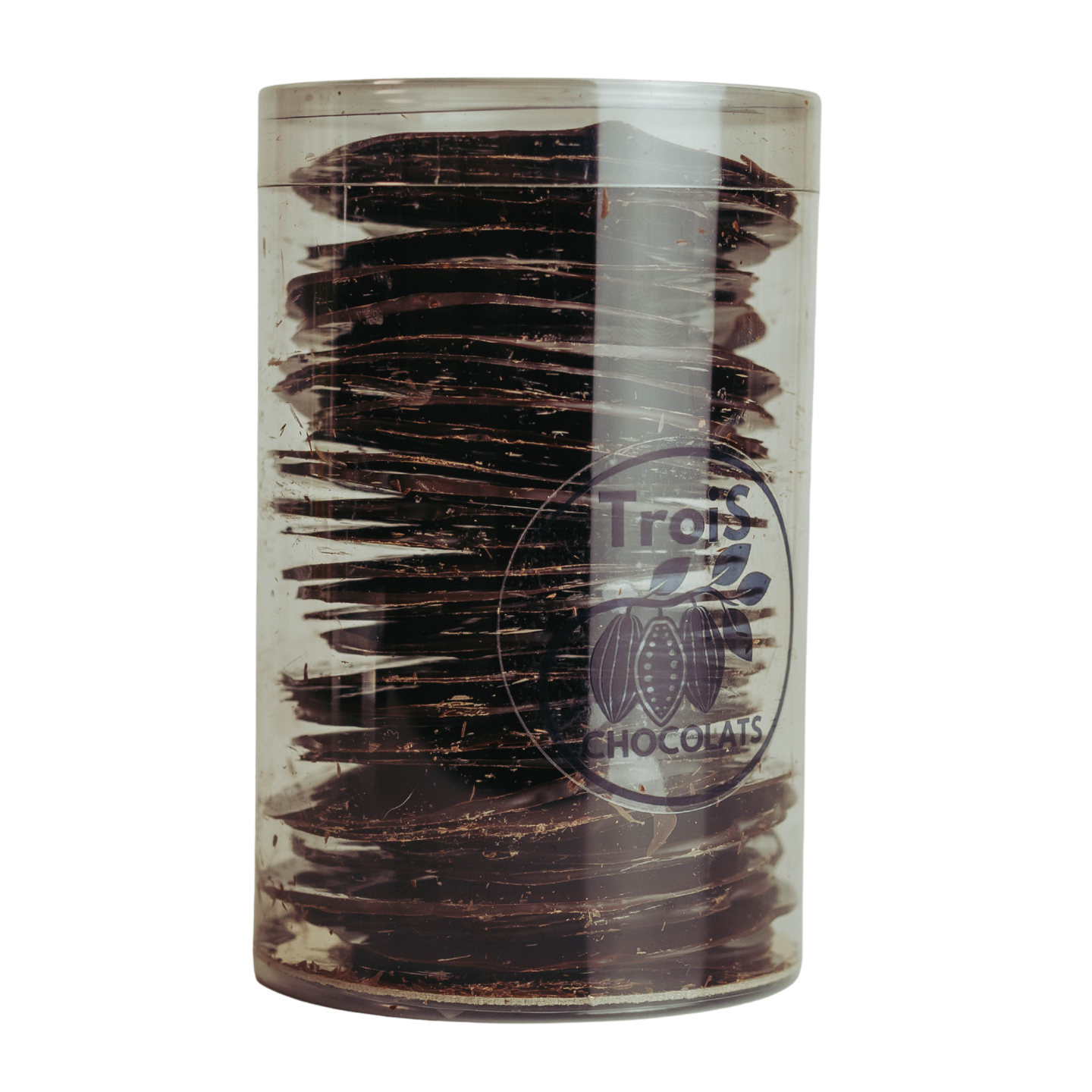 Tubo Tuile Noir - Chocolat Premium en Tuile | 3chocolats