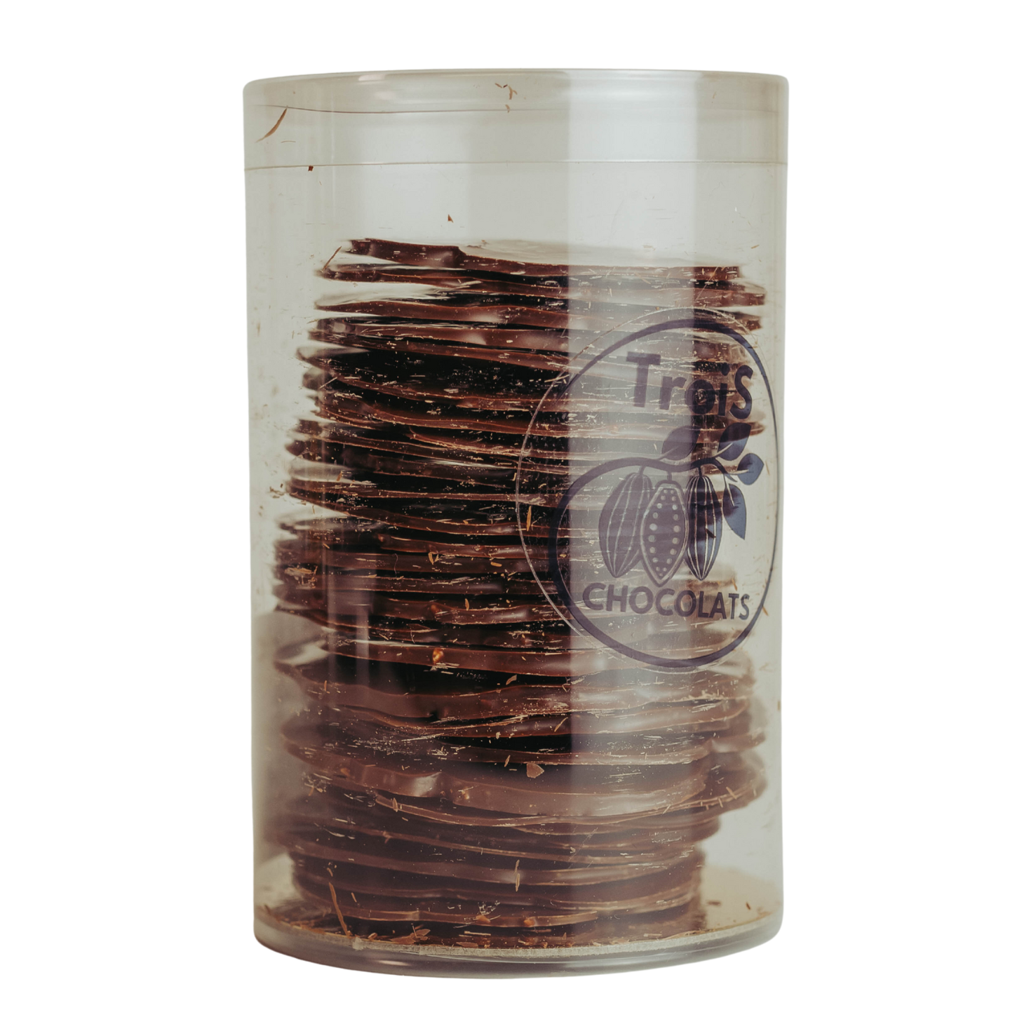 Tubo Tuile Lait - Chocolat au Lait Premium en Tuile | 3chocolats